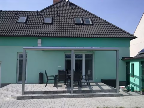 DELUXE hliníková pergola, realizace 2