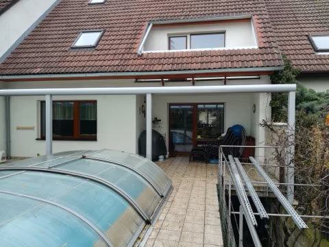DELUXE hliníková pergola, realizace 100
