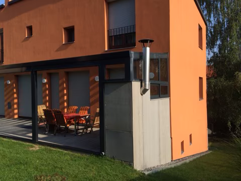 DELUXE hliníková pergola, realizace 150