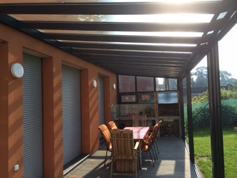 DELUXE hliníková pergola, realizace 158
