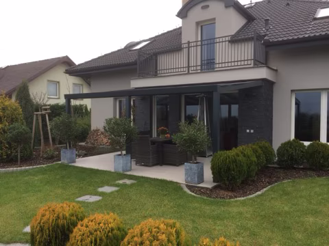 DELUXE hliníková pergola, realizace 166