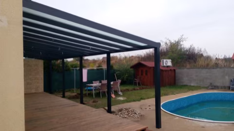 DELUXE hliníková pergola, realizace 179
