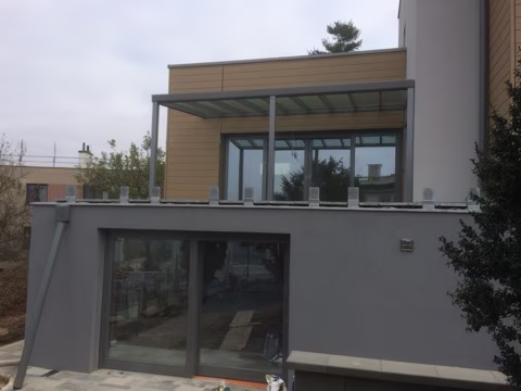 DELUXE hliníková pergola, realizace 190
