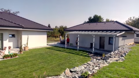 DELUXE hliníková pergola, realizace 204