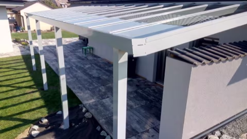 DELUXE hliníková pergola, realizace 206