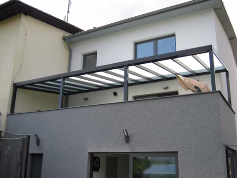 DELUXE hliníková pergola, realizace 210