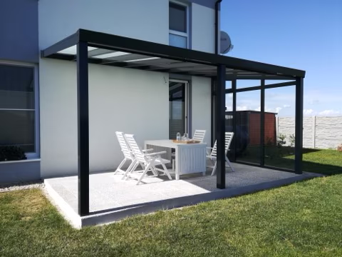DELUXE hliníková pergola, realizace 218