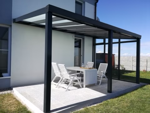 DELUXE hliníková pergola, realizace 219