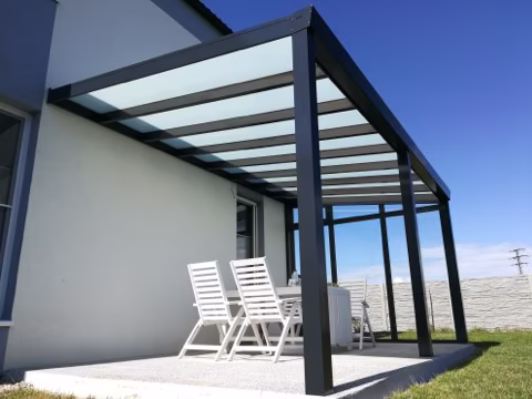 DELUXE hliníková pergola, realizace 225
