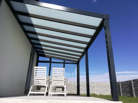DELUXE hliníková pergola, realizace 232
