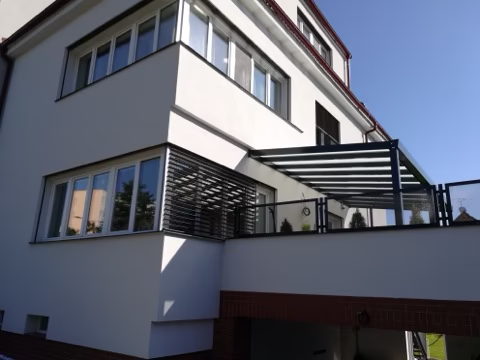 DELUXE hliníková pergola, realizace 240