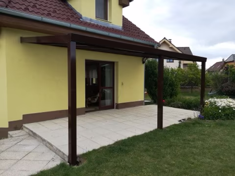 DELUXE hliníková pergola, realizace 242