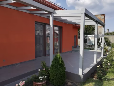 DELUXE hliníková pergola, realizace 263