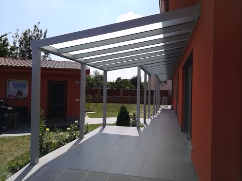DELUXE hliníková pergola, realizace 275