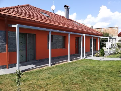 DELUXE hliníková pergola, realizace 280