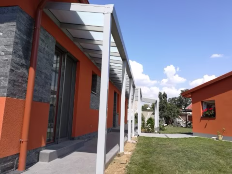 DELUXE hliníková pergola, realizace 283