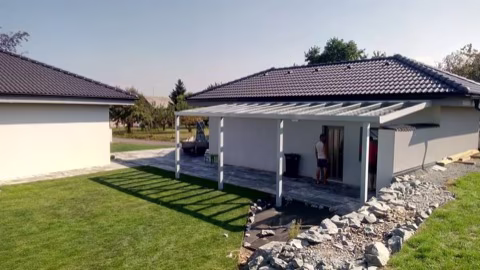 DELUXE hliníková pergola, realizace 40