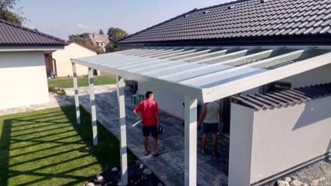 DELUXE hliníková pergola, realizace 41
