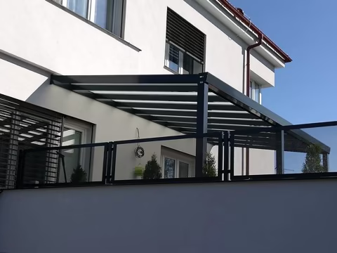 DELUXE hliníková pergola, realizace 45