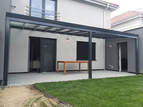 DELUXE hliníková pergola, realizace 75