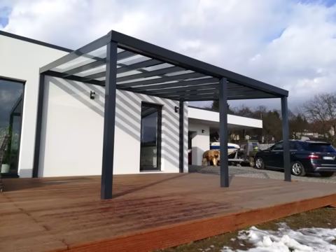 DELUXE hliníková pergola, realizace 78