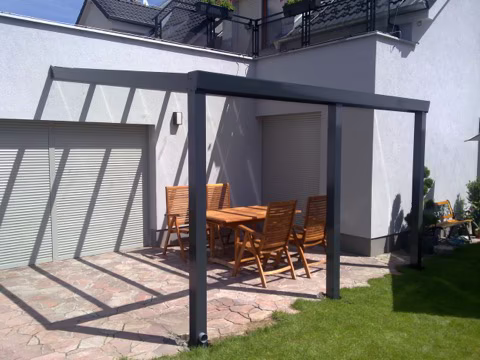 DELUXE hliníková pergola, realizace 95