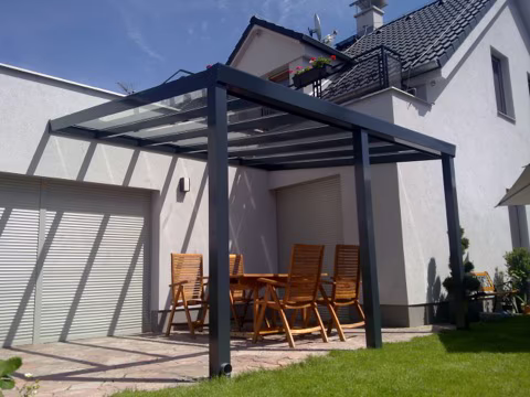DELUXE hliníková pergola, realizace 97