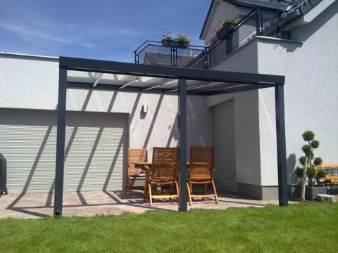 DELUXE hliníková pergola, realizace 98