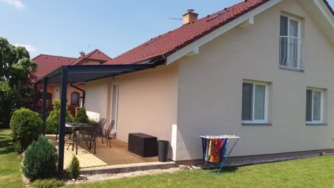 ECO hliníková pergola, realizace 2