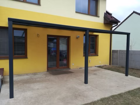ECO hliníková pergola, realizace 100