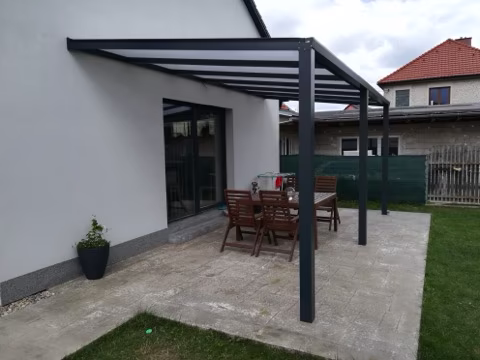 ECO hliníková pergola, realizace 120