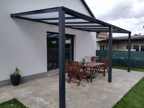 ECO hliníková pergola, realizace 123