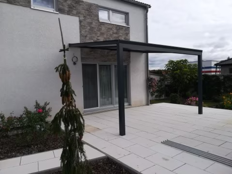 ECO hliníková pergola, realizace 80