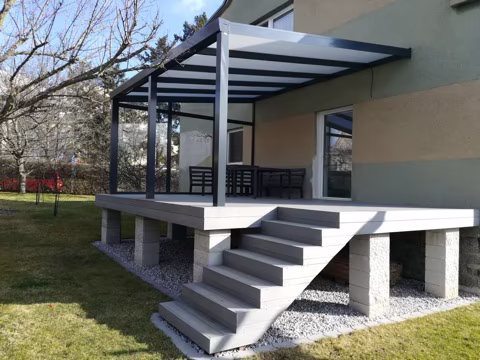 PROFI hliníková pergola, realizace 100