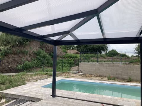 PROFI hliníková pergola, realizace 160