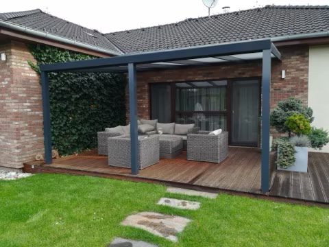 PROFI hliníková pergola, realizace 250