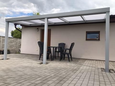 PROFI hliníková pergola, realizace 300