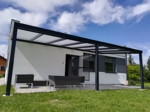 PROFI hliníková pergola, realizace 460