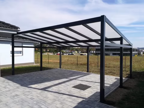 PROFI XL hliníková pergola, realizace 1