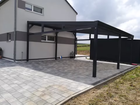 PROFI XXL hliníková pergola, realizace 1