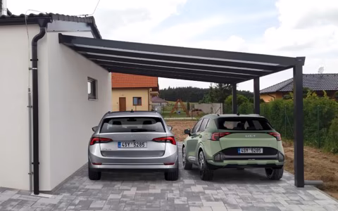 PROFI XXL hliníková pergola, realizace 2