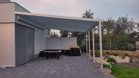 PROFI XXL hliníková pergola, realizace 7