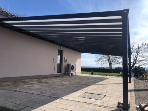 PROFI XXL hliníková pergola, realizace 11