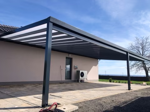 PROFI XXL hliníková pergola, realizace 14