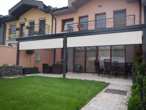 Stínění pro hliníkovou pergolu, realizace 9