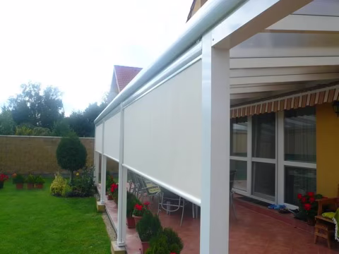 Stínění pro hliníkovou pergolu, realizace 57